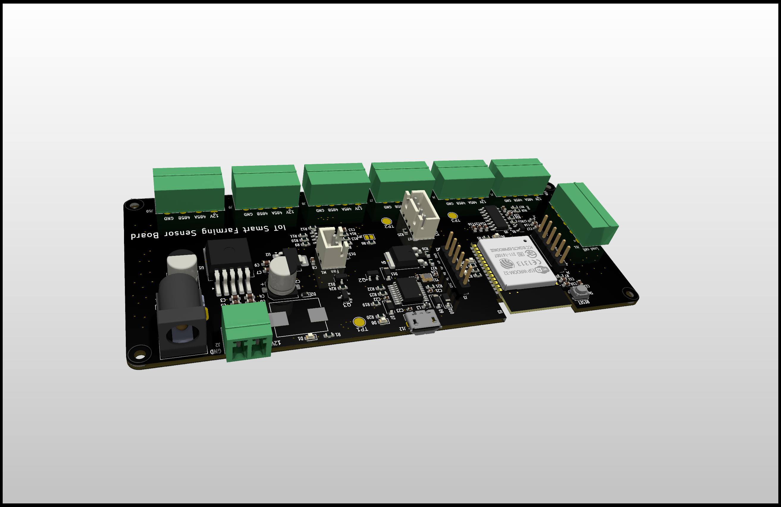 IoT Sensor PCB - Schematic