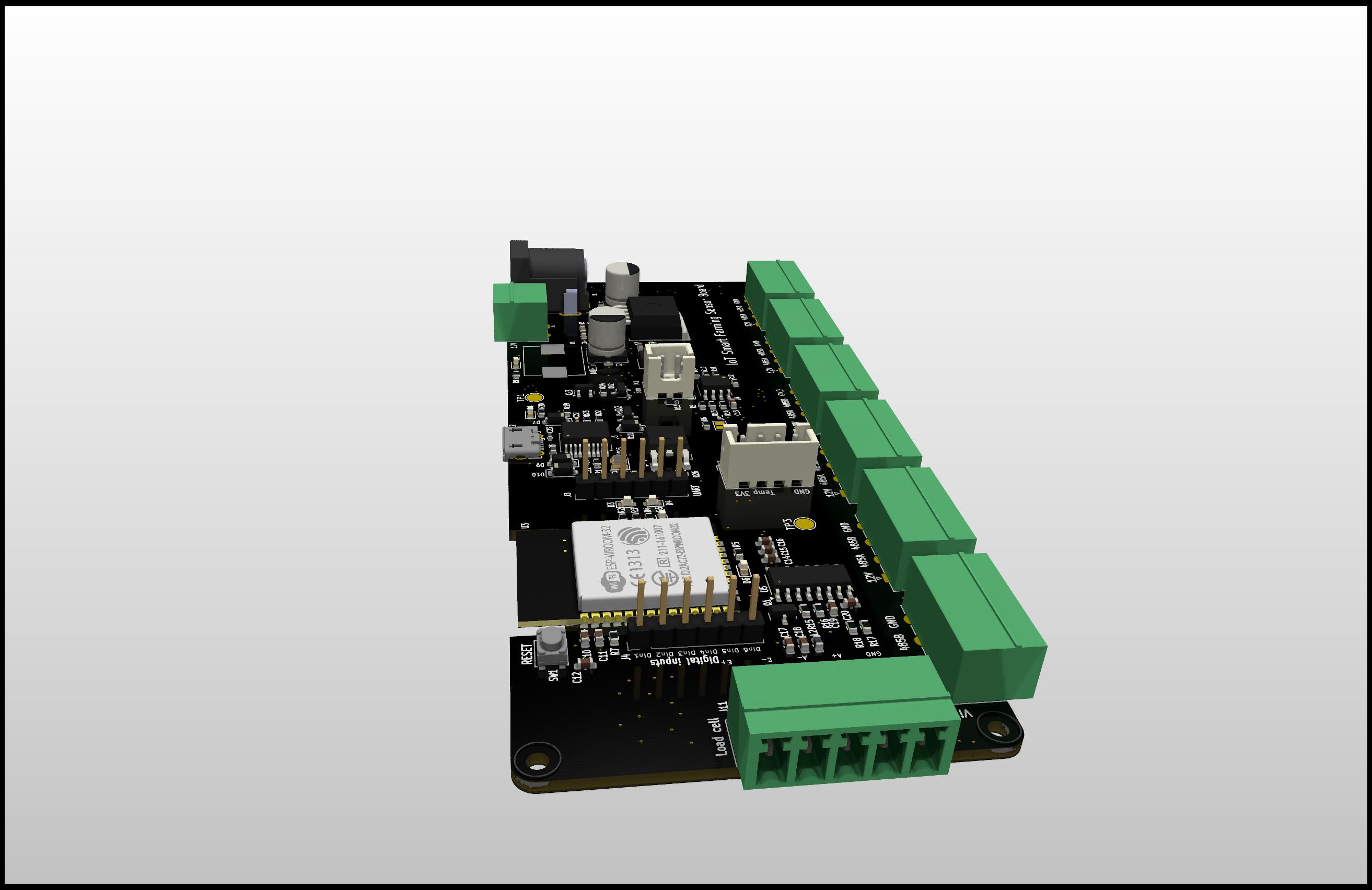 IoT Sensor PCB - Layout