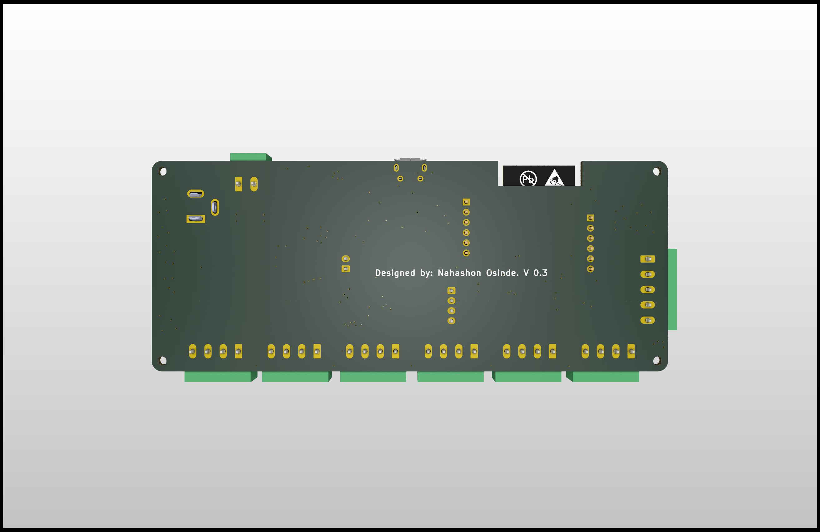 IoT Sensor PCB - 3D View