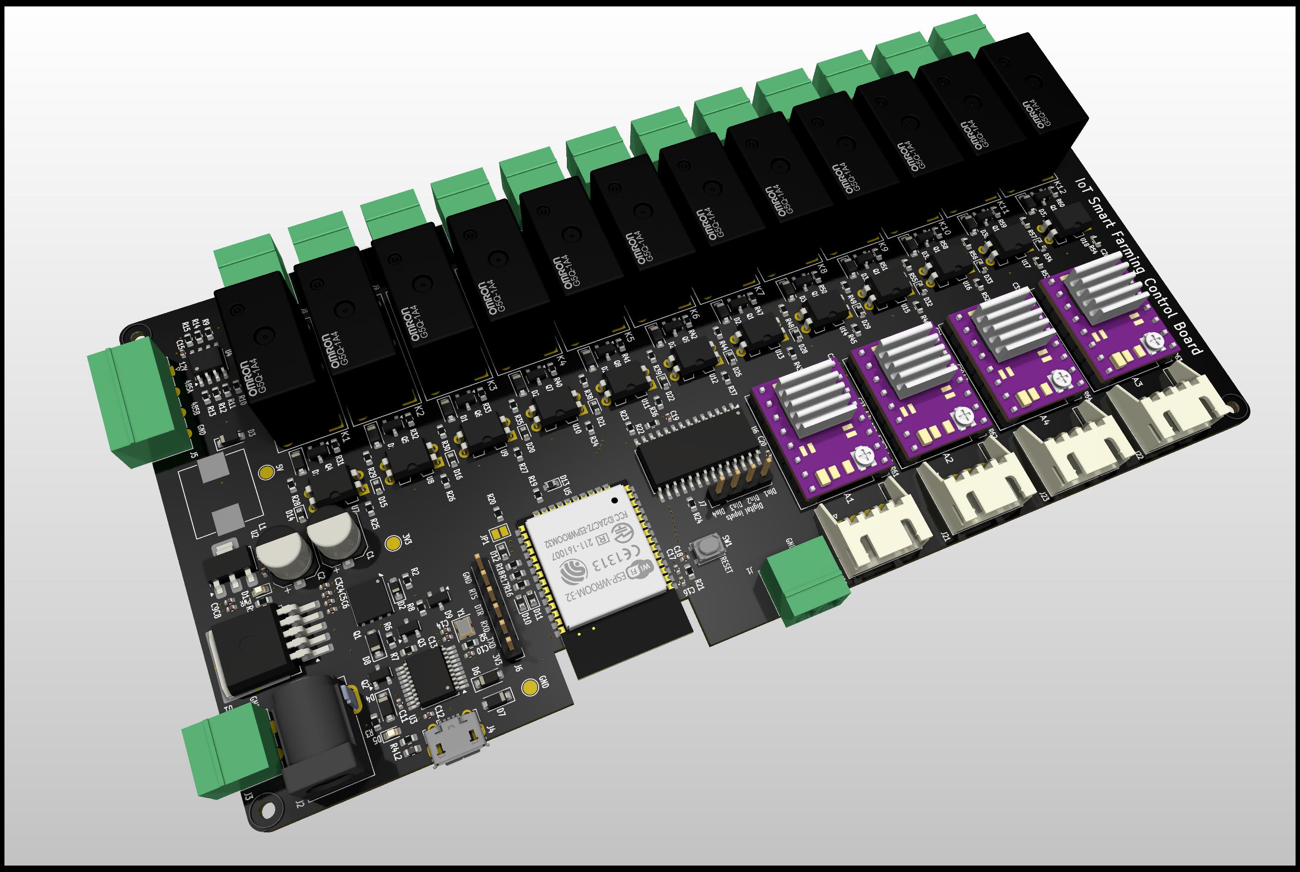 IoT Control PCB - Top View